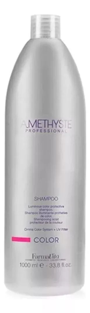Shampoo Color Amethyste 1l Farmavita Restaura Protege Brillo