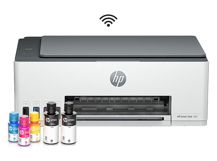 IMPRESORA MULTINFUNCIONAL HP INYECCIÓN TINTA SMART TANK 580 WIFI