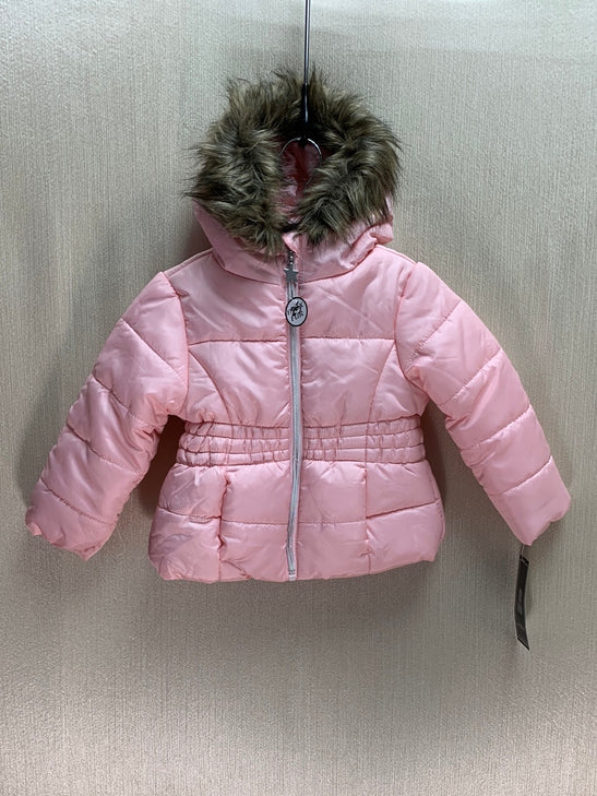 Parka ROTHSCHILD rosa piel sintética - La Tiendita de la Jose