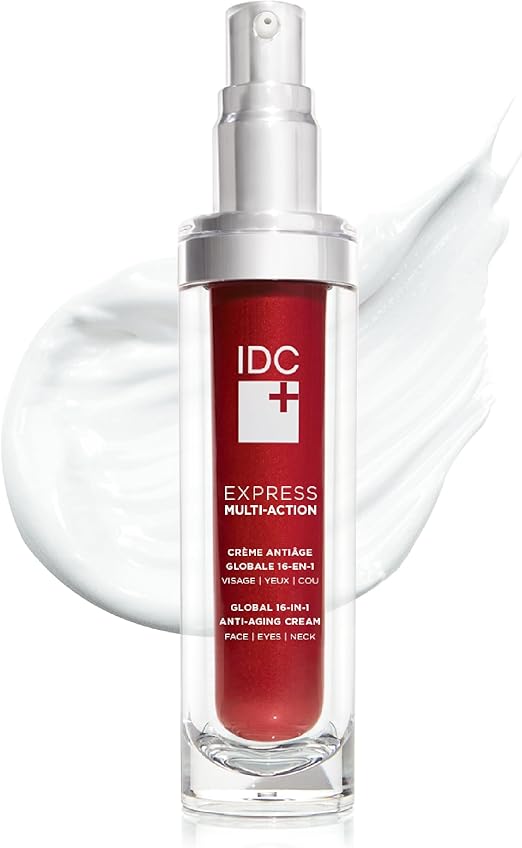 Crema hidratantece IDC todo en uno rostro, ojos y cuello