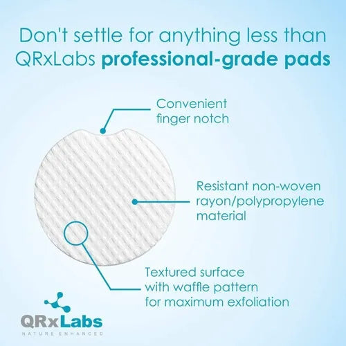 Qrxlabs Almohadillas Acido Glicolico 20% Tratamiento Exfolia - La Tiendita de la Jose