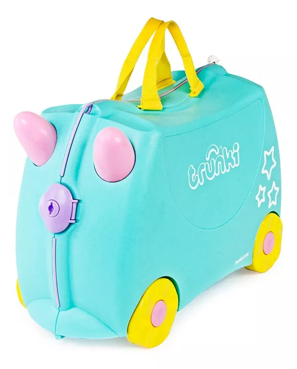Trunki Maleta Con Ruedas - Unicornio Color Celeste