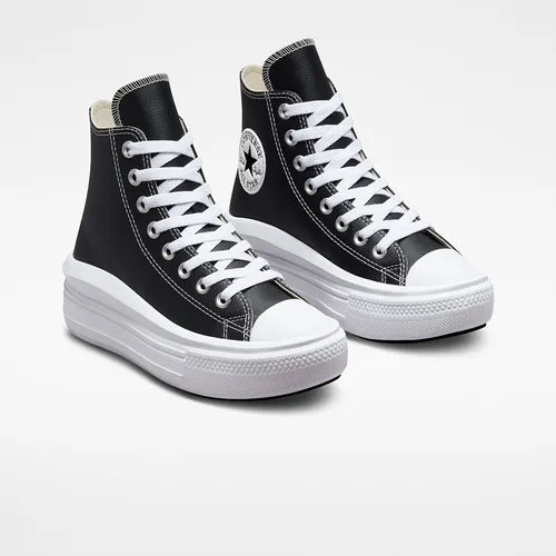Zapatillas Para Mujer Foundational Leath Negros Converse - La Tiendita de la Jose