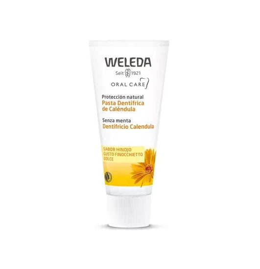 Pasta Dental Natural De Caléndula Sin Mentol Weleda 75ml - La Tiendita de la Jose