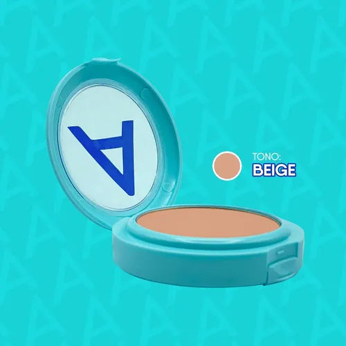 Asepxia Maquillaje Polvo Compacto Beige Mediano 10 Gr - La Tiendita de la Jose