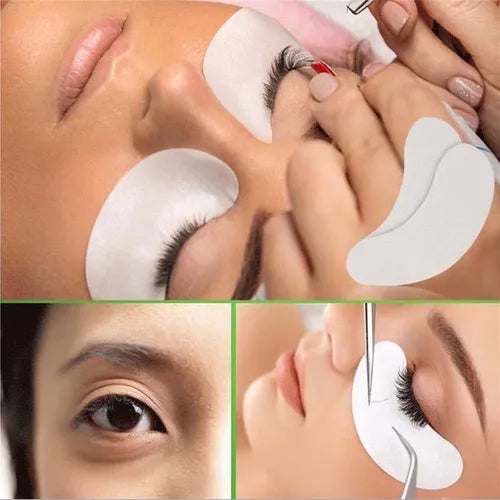 100 Parches De Hidrogel Para Extensión Y Lifting De Pestañas