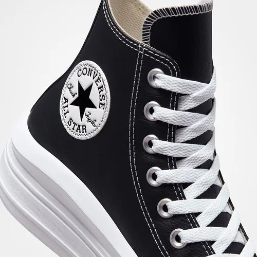 Zapatillas Para Mujer Foundational Leath Negros Converse - La Tiendita de la Jose