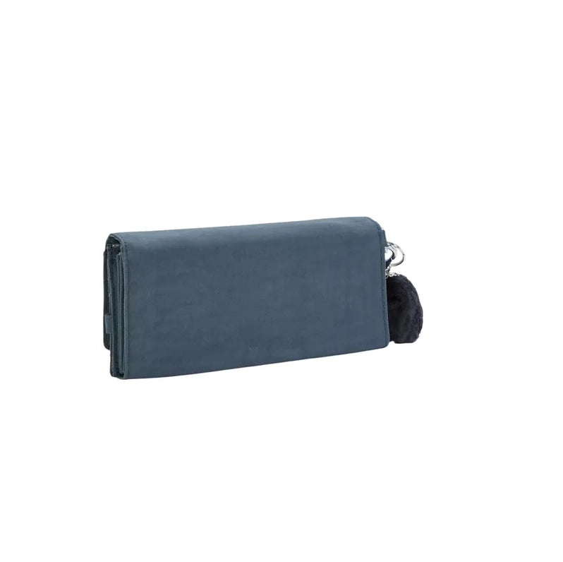 Billetera Kipling Rubi Color Nocturnal Grey Metalic Color Gris Nocturno Diseño De La Tela Liso - La Tiendita de la Jose