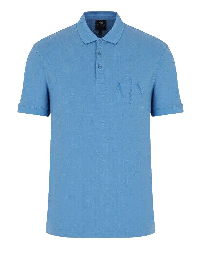 Polo de manga corta Armani Exchange azul