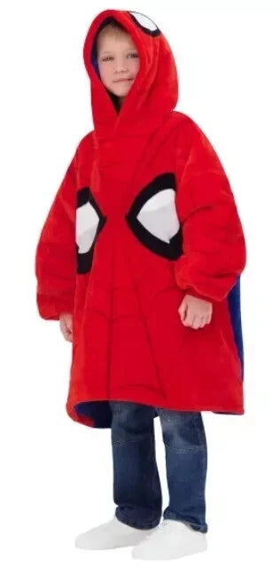 Polerón Grande con Capucha de Spiderman