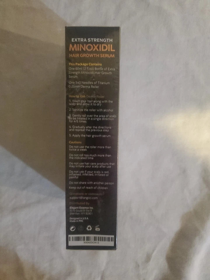 NUEVO LANGCCI EXTRA FUERZA 5% Minoxidil Biotina Solución Tópica