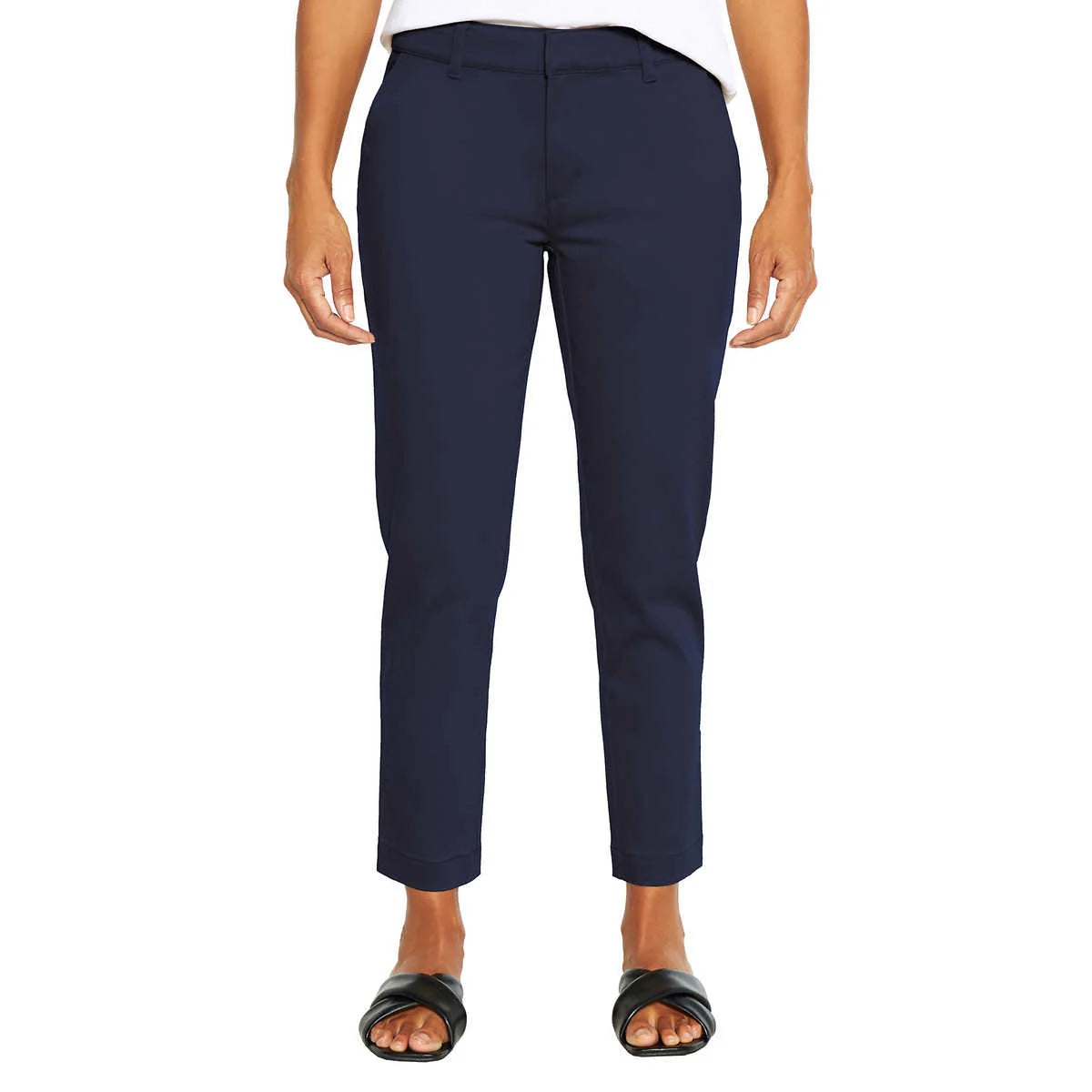 Pantalón chino corto Banana  para mujer NEGRO