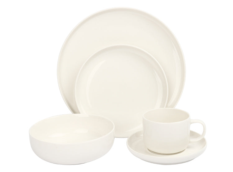 JUEGO VAJILLA RIPLEY HOME NEW BONE ALBA 30 PIEZAS