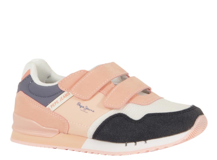 ZAPATILLAS NIÑO y NIÑA PEPE JEANS AZUL rosa MAY BK