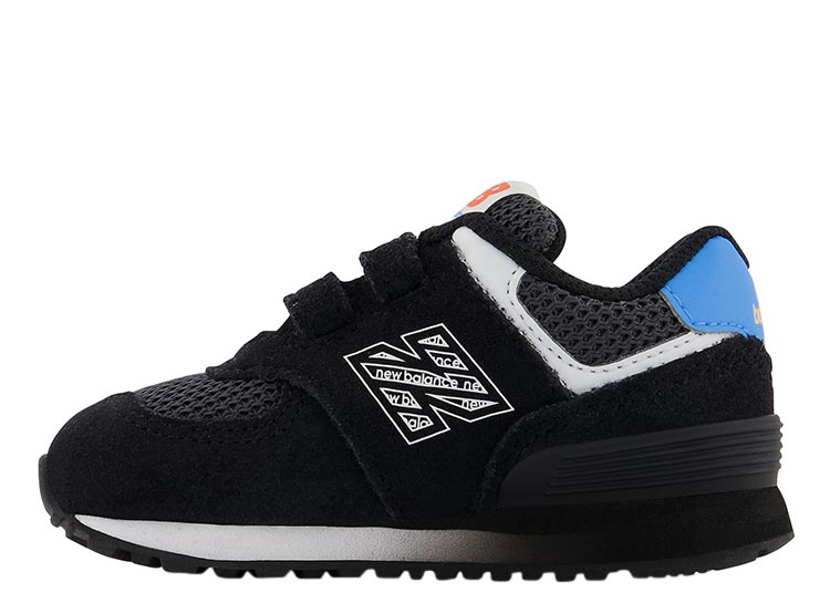 Zapatillas cuero niño new balance negro