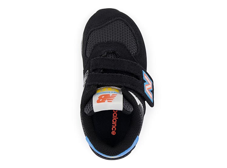 Zapatillas cuero niño new balance negro