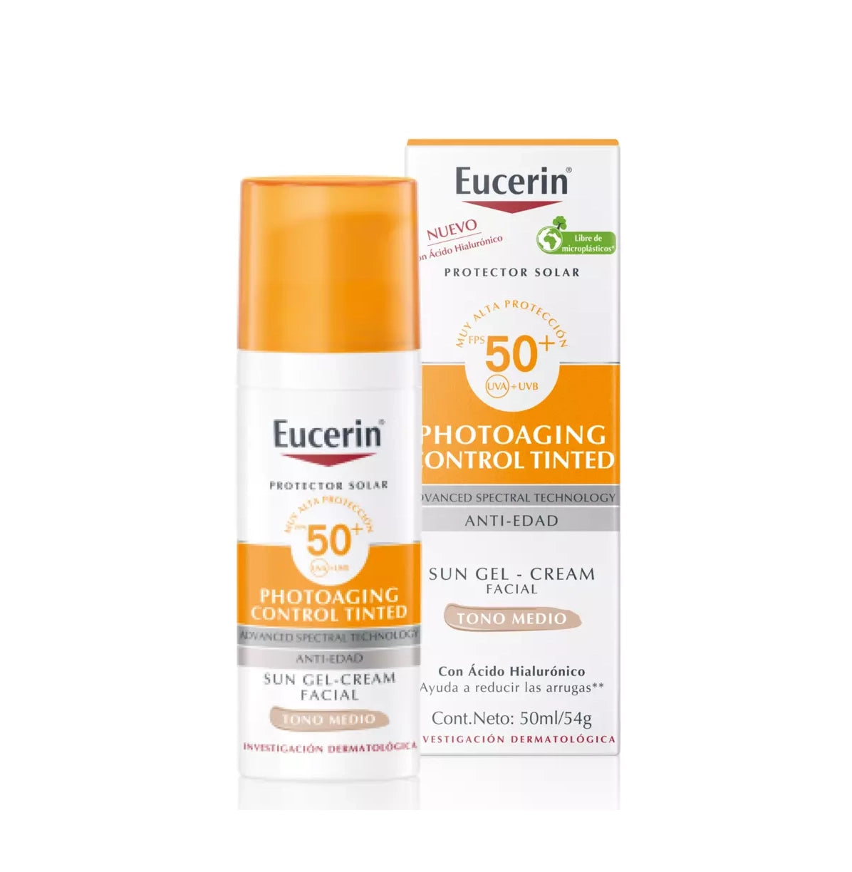 Eucerin Protector Facial Solar Photoaging Control Tinted 50ml