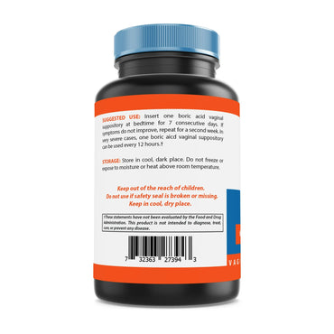 Nova Nutritions Tabletas de Tratamiento contra Infecciones por Levadura de Ácido Bórico 60 Unidades - La Tiendita de la Jose