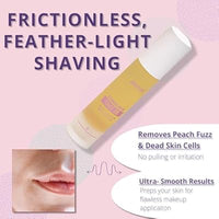 Aceite de Dermaplaning - Aceite de afeitado barrera de piel de deslizamiento suave para mujeres.