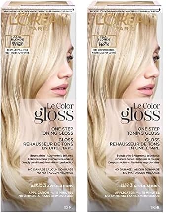 Loreal Brillo tonificante para el cabello, rubio fresco. - La Tiendita de la Jose