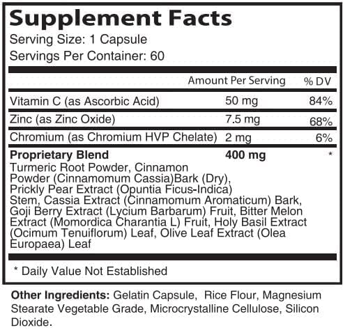 Cápsulas SugarBalance Suplemento Max Advanced Formula - La Tiendita de la Jose
