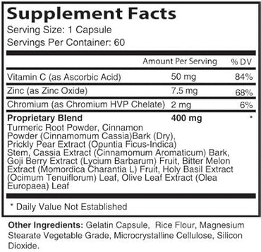 Cápsulas SugarBalance Suplemento Max Advanced Formula - La Tiendita de la Jose