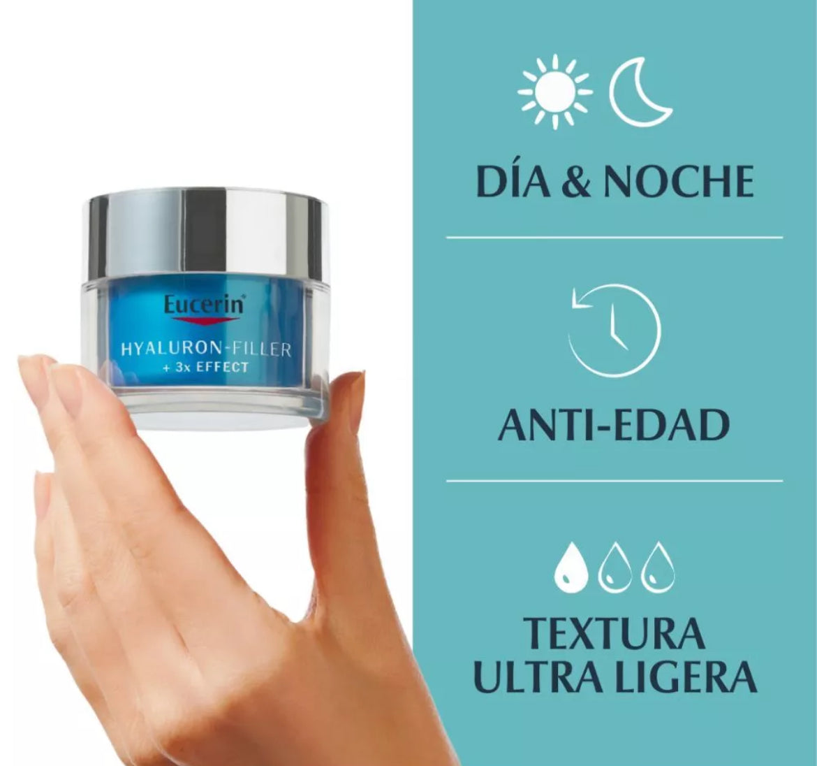 Crema Facial Eucerin Hyaluron Filler Ultra Light Gel 50ml