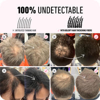 Fibras de pelo para el cabello fino (rubio oscuro) BOLDIFY