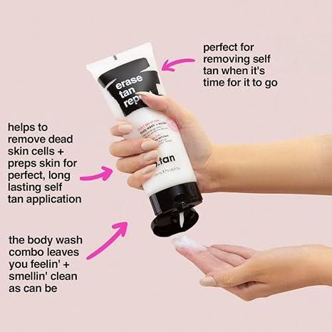 b.tan Removedor de bronceado y gel de baño