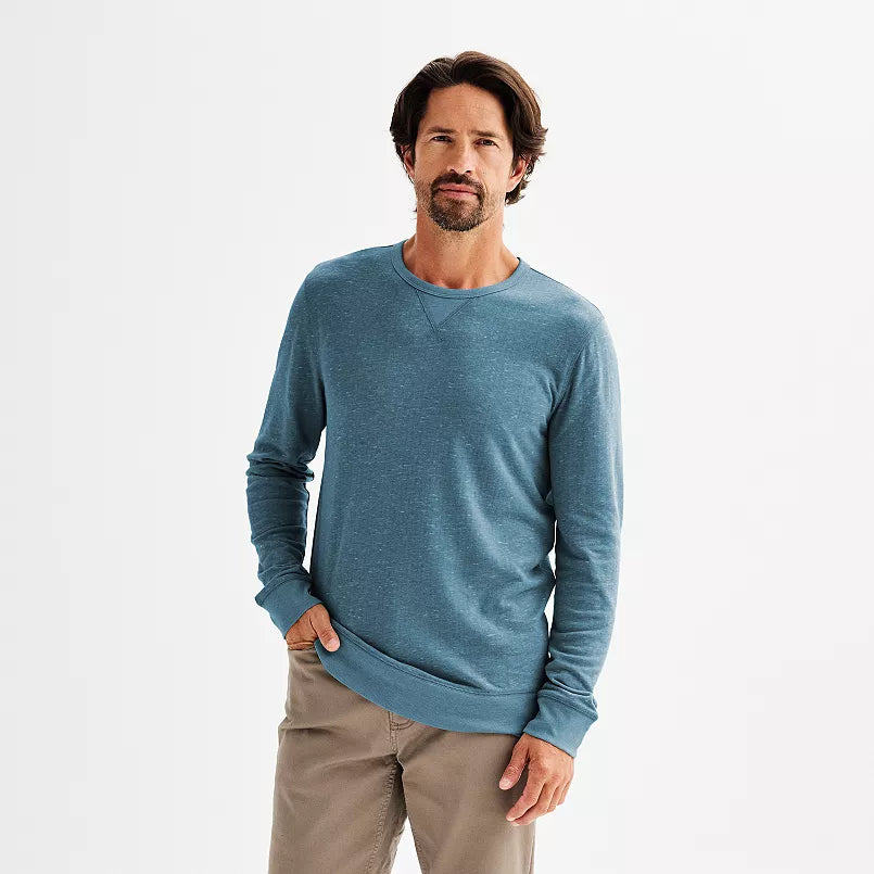 Camiseta de cuello redondo de punto doble Sonoma Goods For Life® para hombre