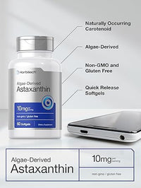 Suplemento Horbach: astaxantina 10 mg, 60 cápsulas de gelatina