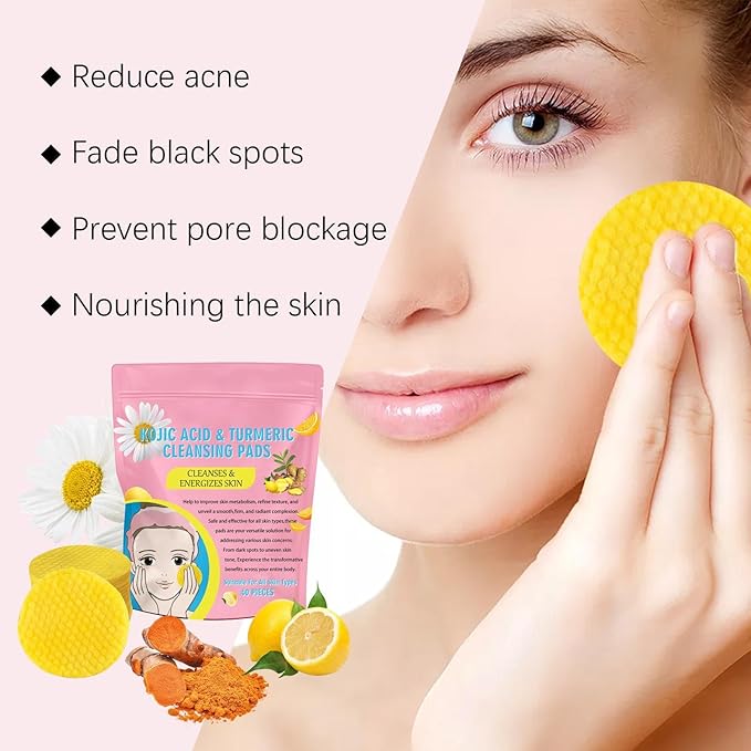 Pack x4 Discos Faciales de Cúrcuma y Ácido Kójico - La Tiendita de la Jose