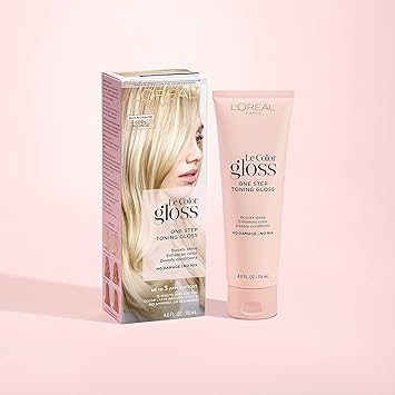 Loreal Brillo tonificante para el cabello, rubio fresco. - La Tiendita de la Jose