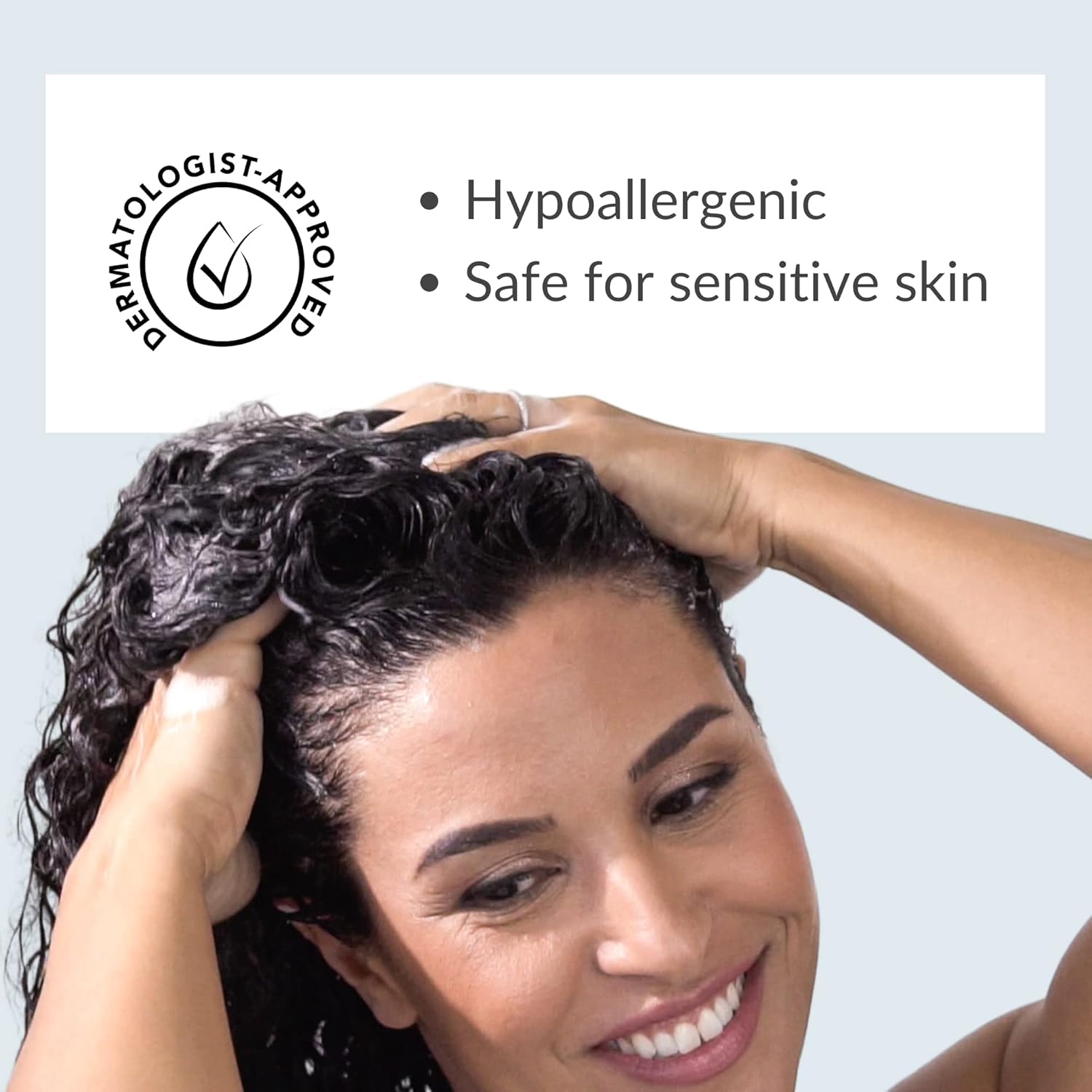 Shampoo sin fragancia, hidratante y limpieza del cuero cabelludo para cabello rizado - La Tiendita de la Jose