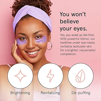 Parches para debajo de los ojos para ojos hinchados y ojeras (retinol, 24 pares) - La Tiendita de la Jose