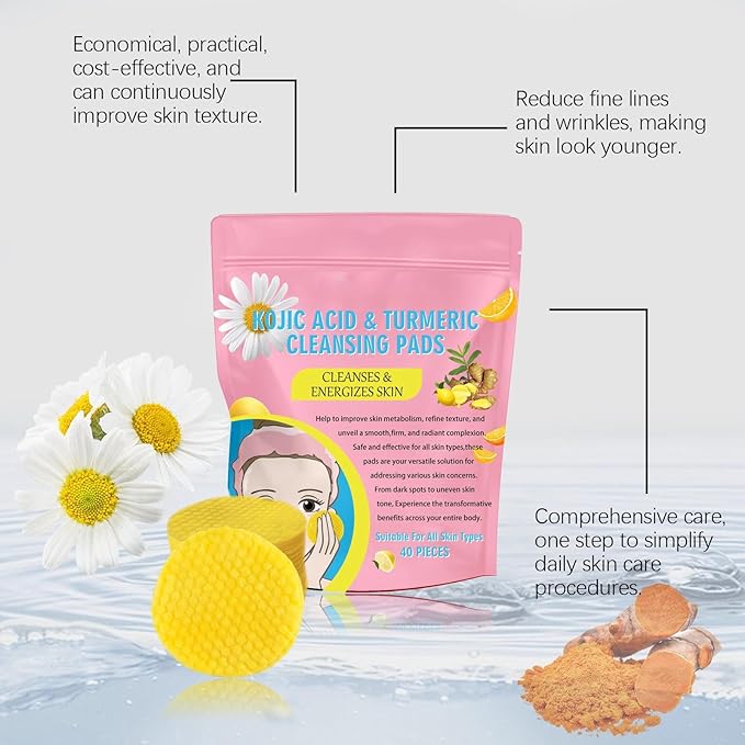 Pack x4 Discos Faciales de Cúrcuma y Ácido Kójico - La Tiendita de la Jose