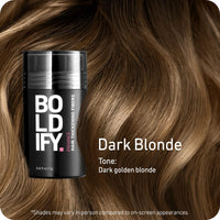 Fibras de pelo para el cabello fino (rubio oscuro) BOLDIFY