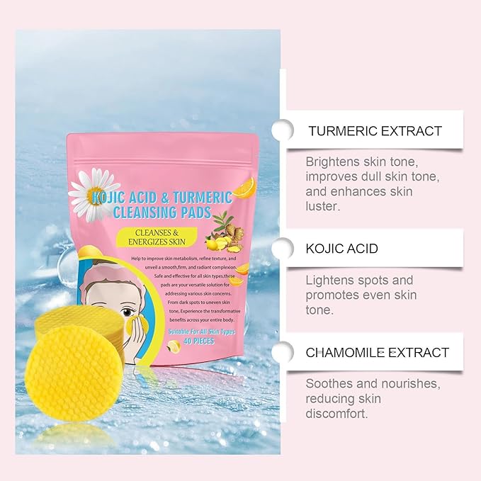 Pack x4 Discos Faciales de Cúrcuma y Ácido Kójico - La Tiendita de la Jose