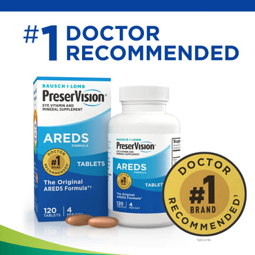 reverVision AREDS contiene Vitamina C, A, E, Zinc & Copper, 120 tabletas - La Tiendita de la Jose