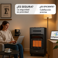 Estufa Fensa Híbrida Gas-Eléctrica FEL 1500H - La Tiendita de la Jose
