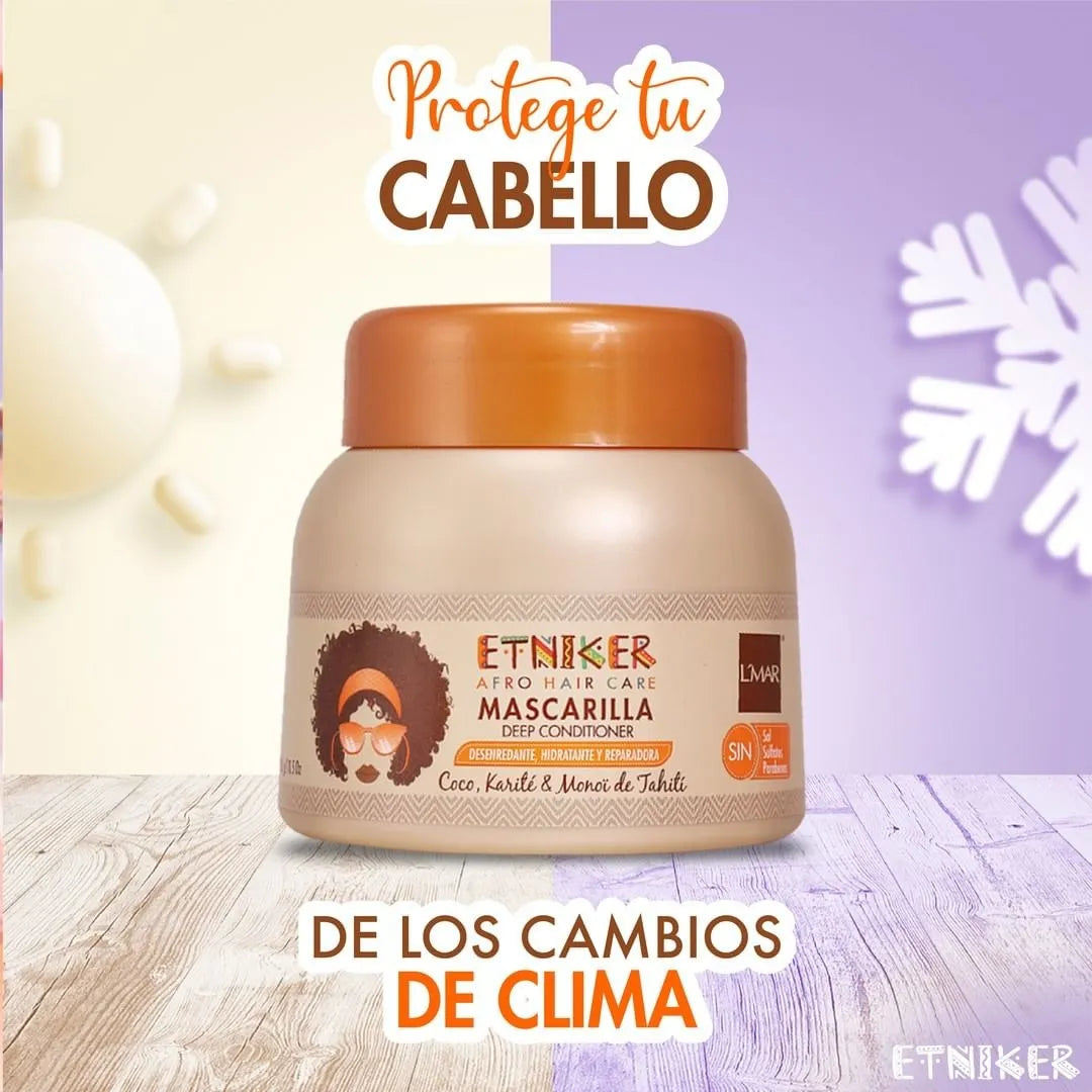 Mascarilla Acondicionadora Etniker 300g Coco, Karite Y Monoi - La Tiendita de la Jose