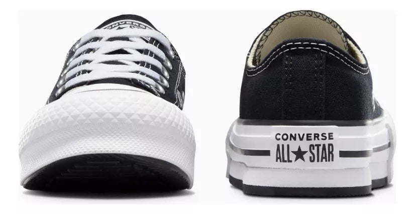 Zapatillas Para Niñas Chuck Taylor All Star Negro Converse - La Tiendita de la Jose