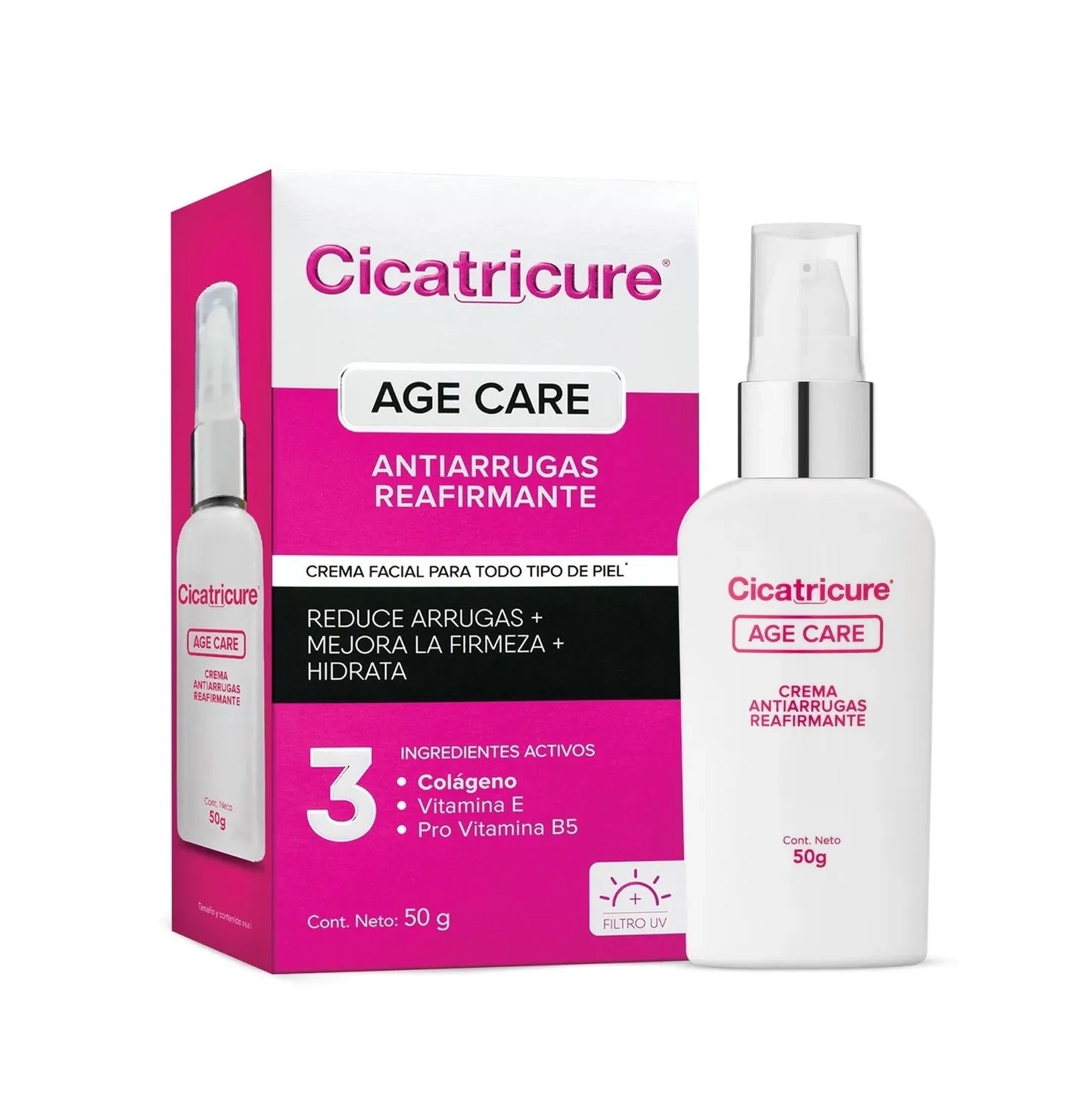 Cicatricure Age Care Crema Antiarrugas Reafirmante 50 G - La Tiendita de la Jose