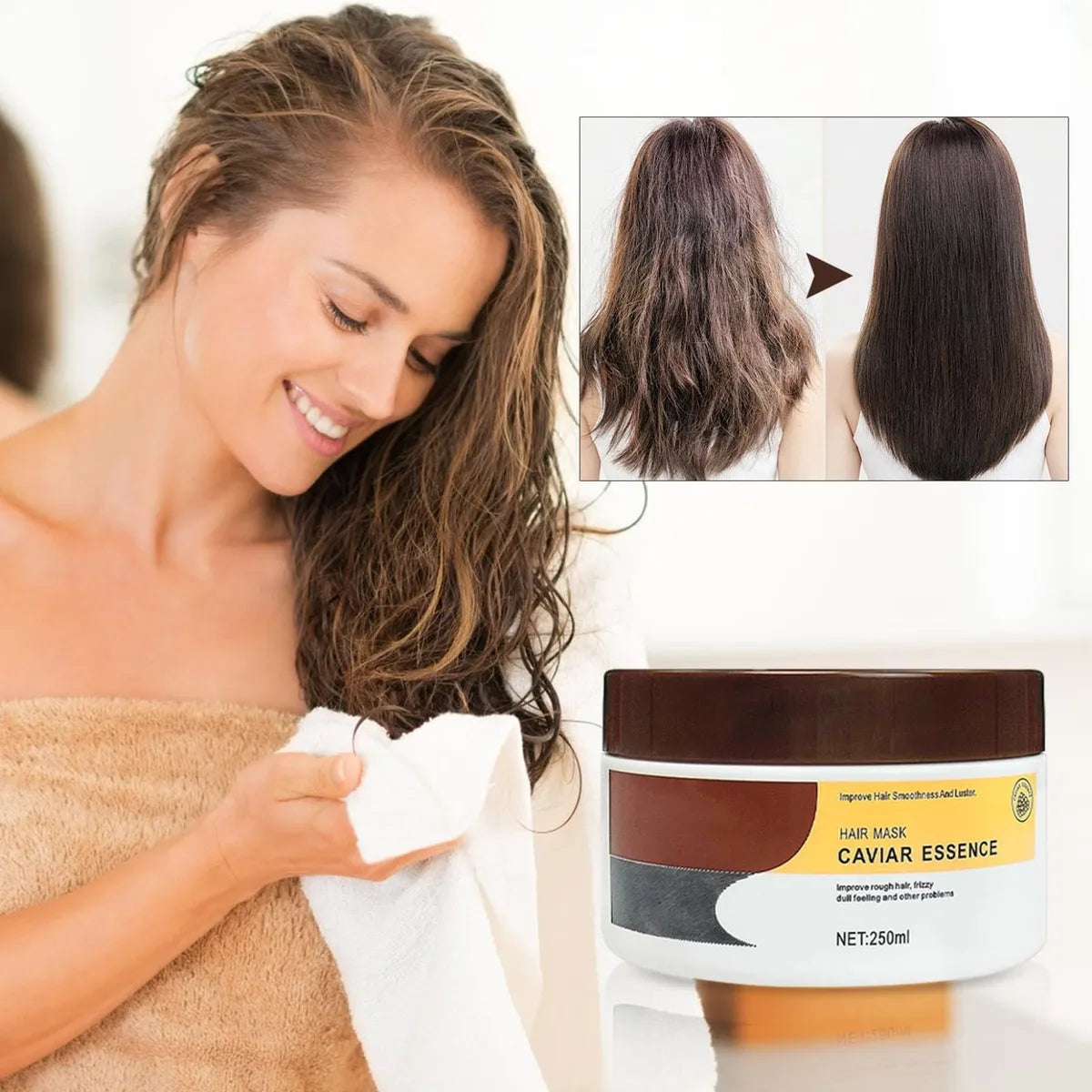 Caviar Essence Hair Mask Mascarilla Capilar De Colágeno - La Tiendita de la Jose