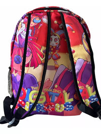 Mochila Escolar Diseño The Amazing Circus Digital Calidad - La Tiendita de la Jose