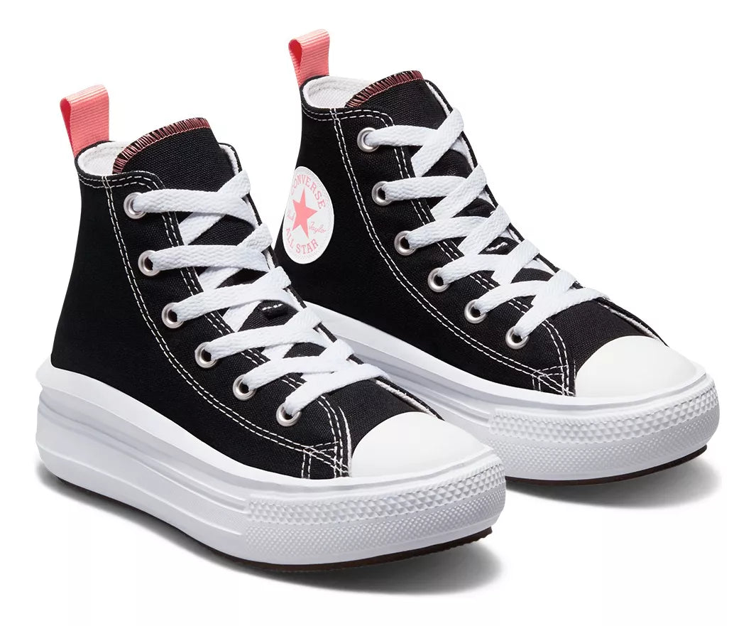 Zapatillas Para Niñas Con Plataforma Color Negro Converse - La Tiendita de la Jose
