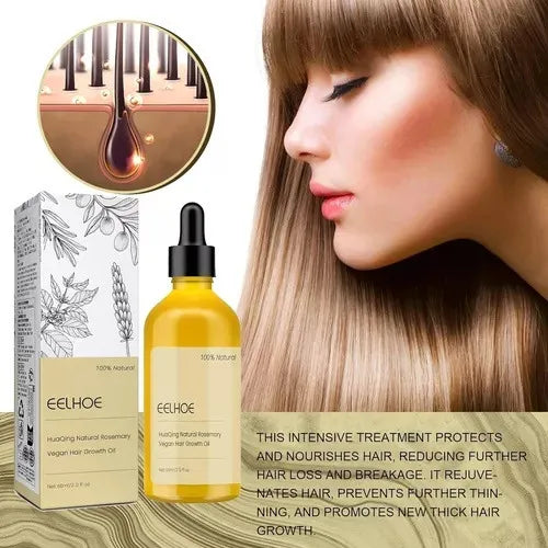 Aceite De Romero Orgánico Para El Crecimiento del cabello - La Tiendita de la Jose