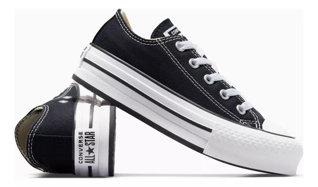 Zapatillas Para Niñas Chuck Taylor All Star Negro Converse - La Tiendita de la Jose