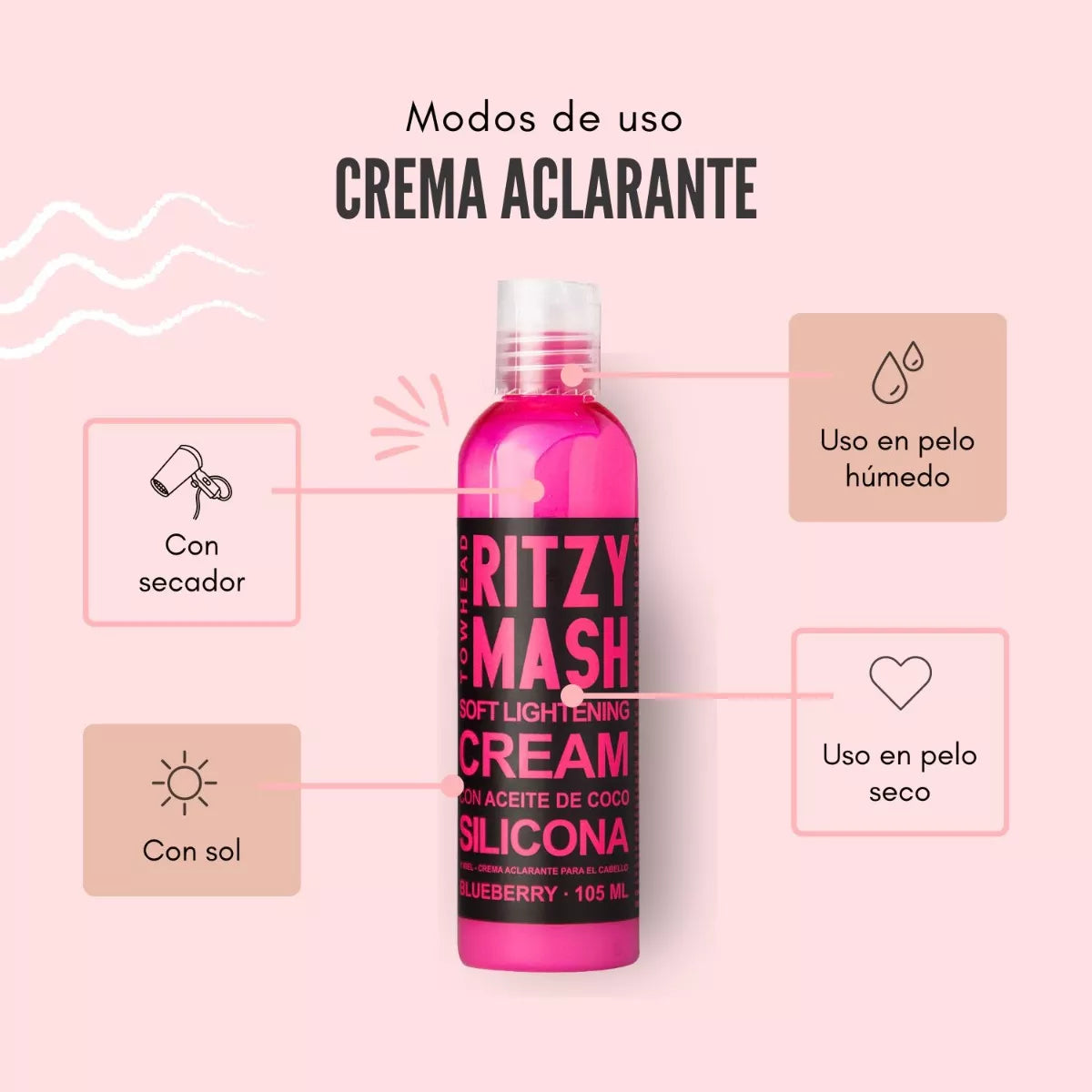 Crema Aclarante Capilar - Ritzy Mash