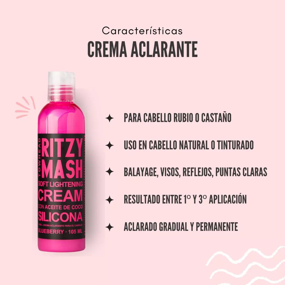 Crema Aclarante Capilar - Ritzy Mash